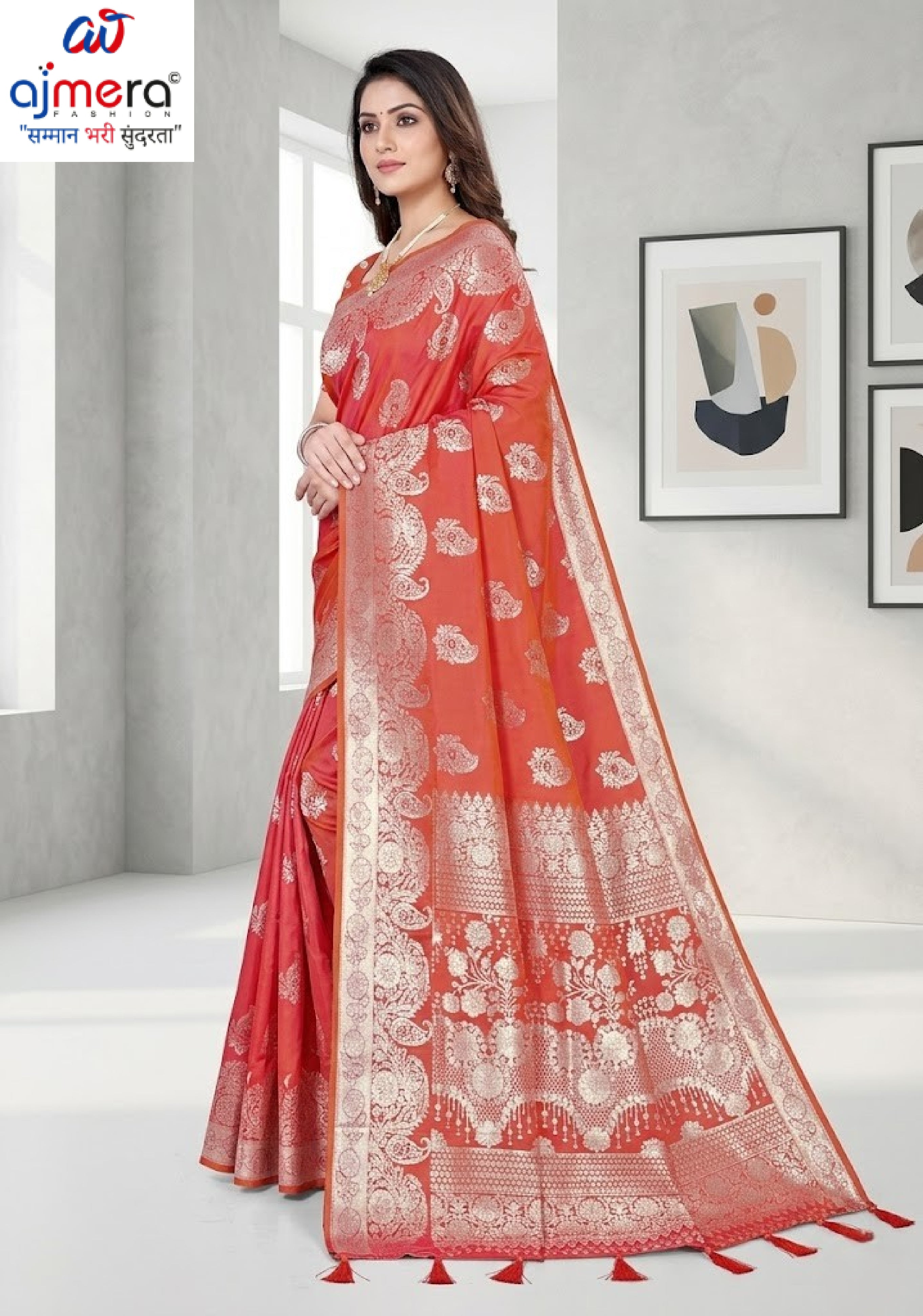Stylish Jacquard Silk Saree with Blouse Piece for Festive Collection | TUL-MALBARI SILK VOL-59