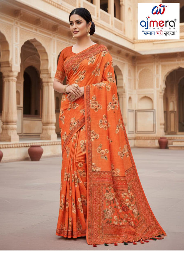 Rich Rapier Silk Matching Saree Without Blouse | DNA-SONPARI