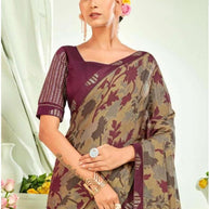 Designer Printed Saree with Blouse Piece for Special Occasions  | RDD-TAPASYA