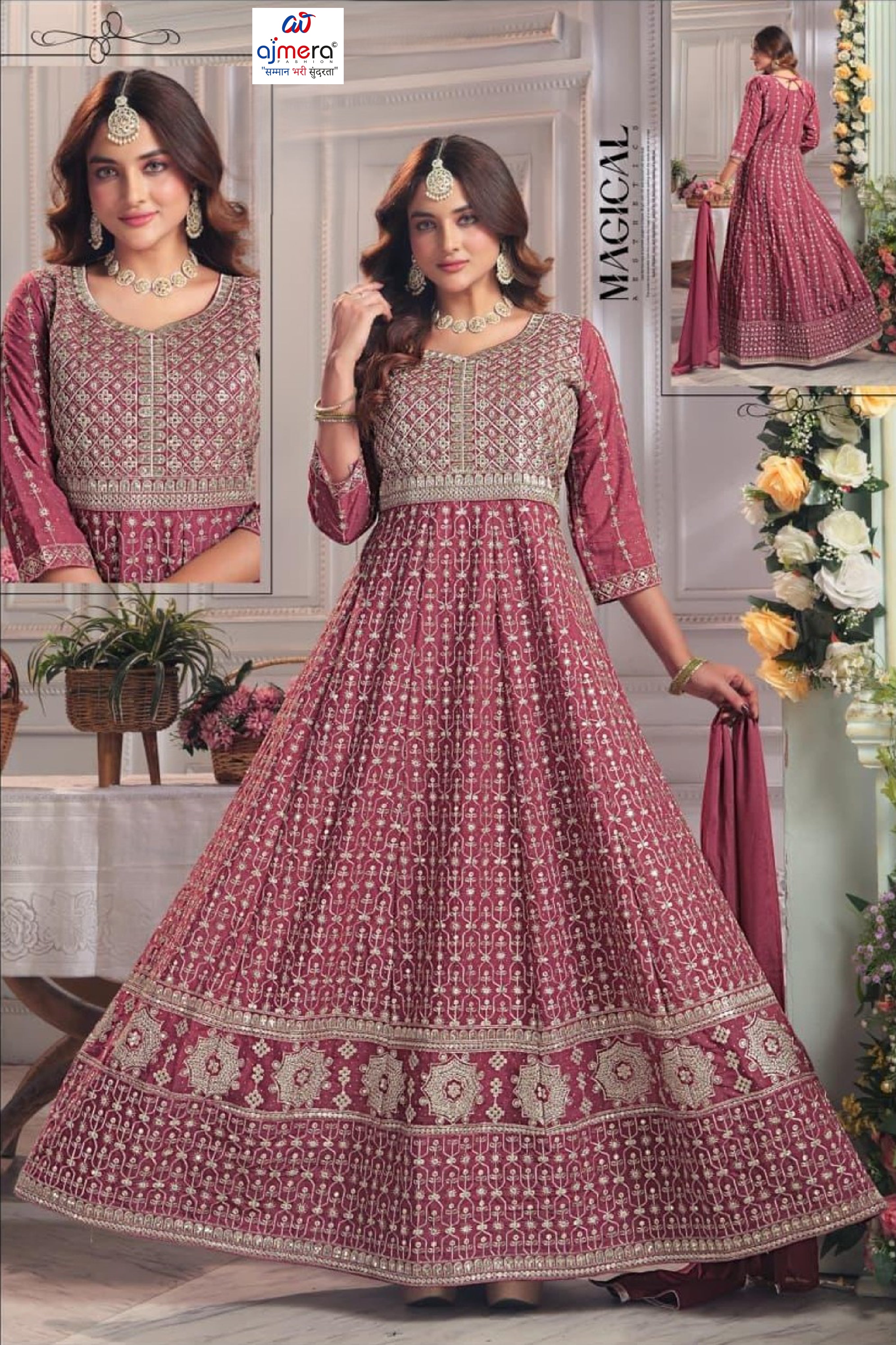 Designer Georgette Gown for Women | KTX-4792-XXL