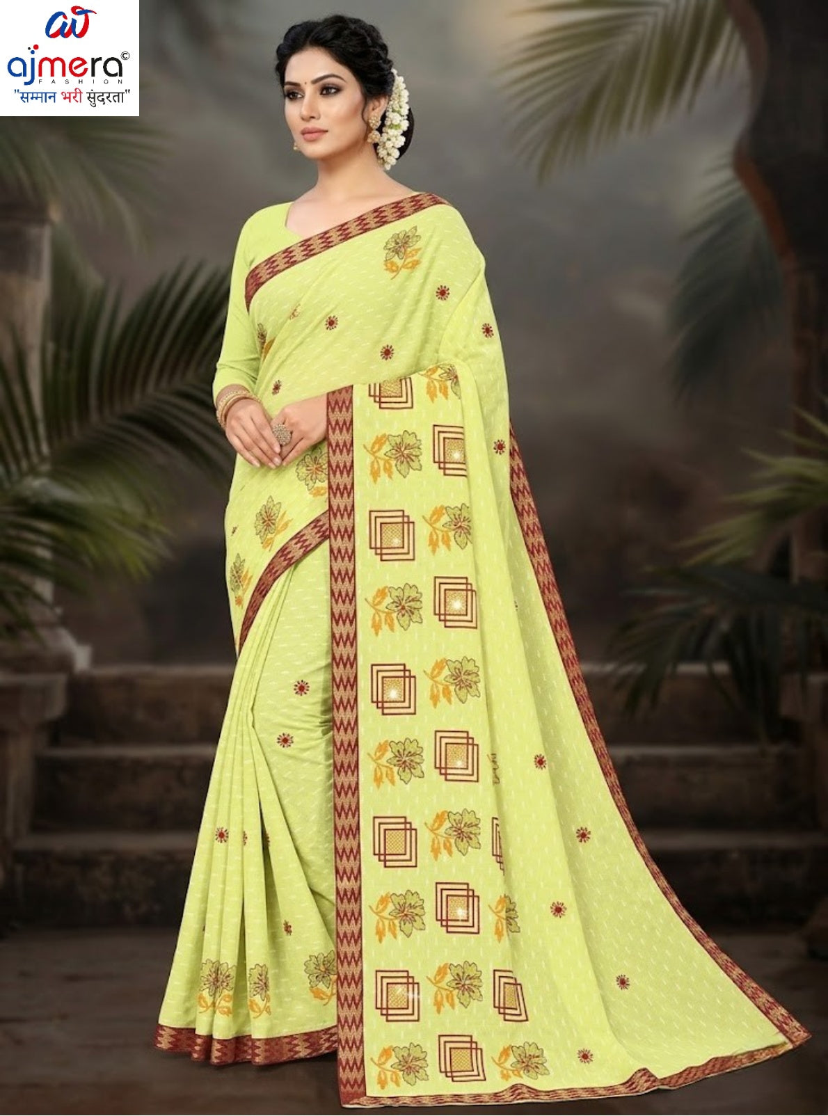 Wholesale Cotton Saree with Without Blouse for Premium Ethnic and Traditional Wear | PJA-SATSANG