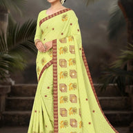 Wholesale Cotton Saree with Without Blouse for Premium Ethnic and Traditional Wear | PJA-SATSANG