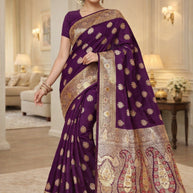Fashionable Jacquard Silk Saree with Blouse Piece for Special Events | TUL-CLEAR SILK VOL-02