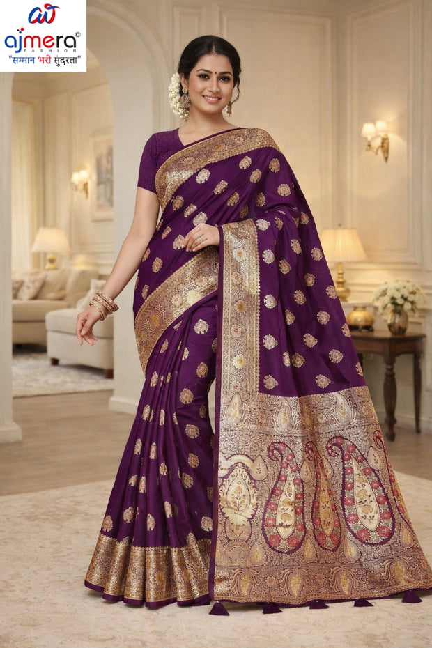 Fashionable Jacquard Silk Saree with Blouse Piece for Special Events | TUL-CLEAR SILK VOL-02
