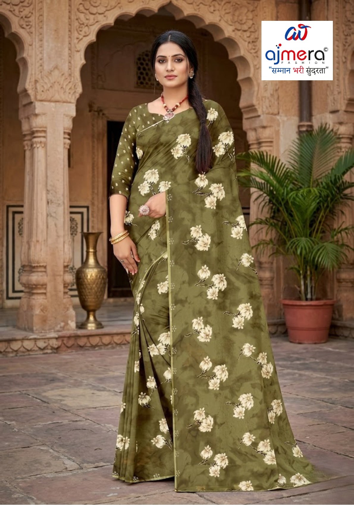 Trendy Printed Saree with Blouse Piece for Women’s Ethnic Wardrobe | GLC-PARVANA
