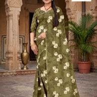 Trendy Printed Saree with Blouse Piece for Women’s Ethnic Wardrobe | GLC-PARVANA