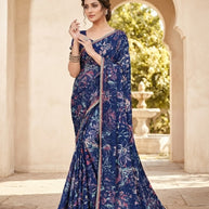 Designer Printed Saree with Blouse Piece for Special Occasions | RDD-NAYRA