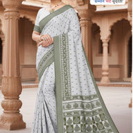 Attractive Rapier Silk Matching Saree With Blouse Piece | ANT-SHILPA