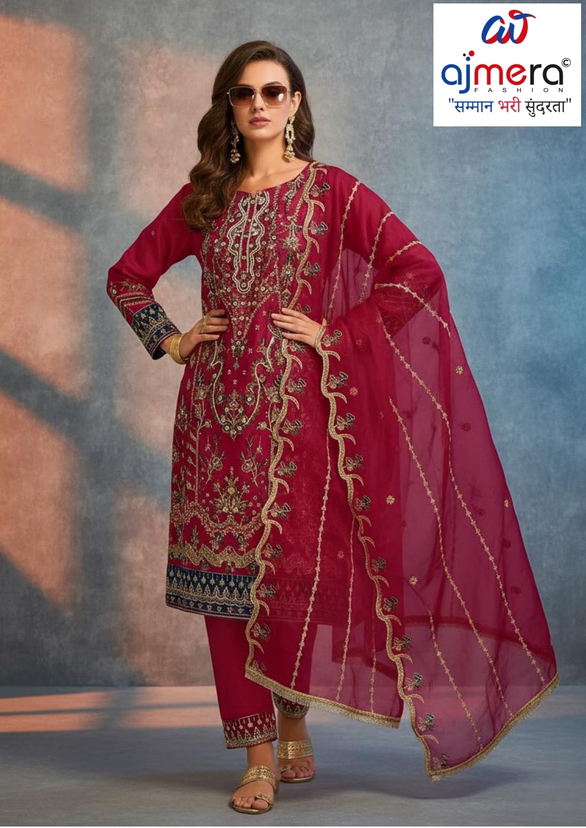 Premium Designer Unstitched Suit Set | MON-150