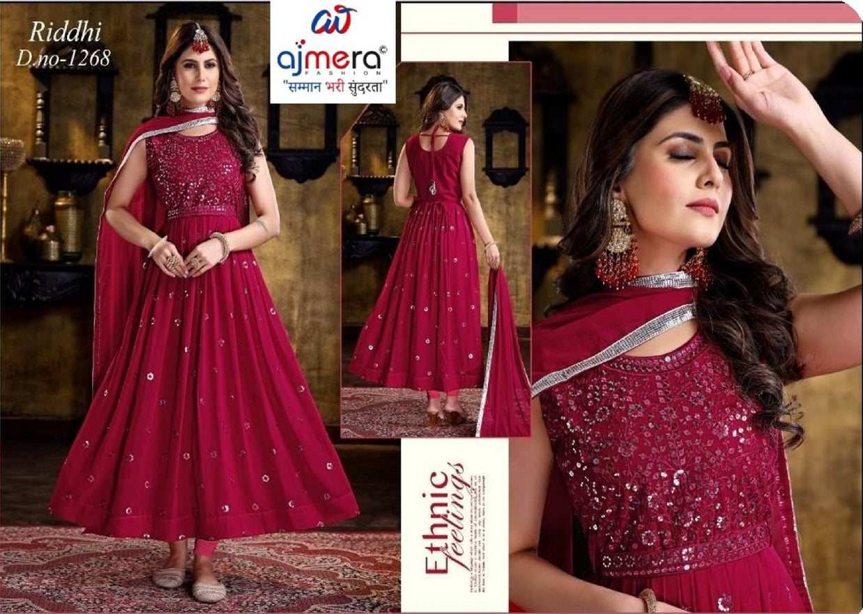 Designer Georgette Gown for Women | SHP-1268