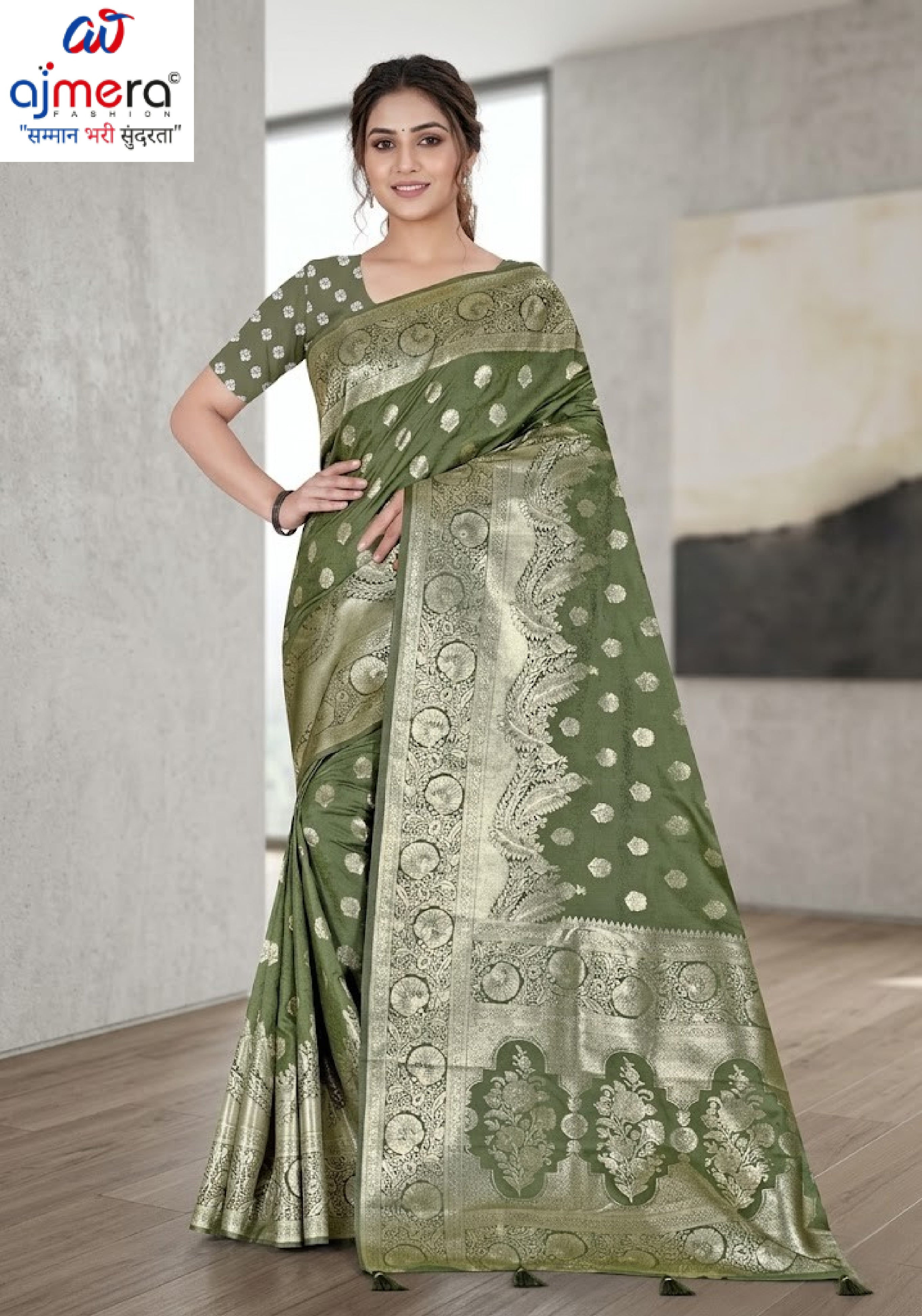 Graceful Jacquard Silk Saree with Blouse Piece for Timeless Ethnic Fashion | TUL-MATWALI SURAT SILK