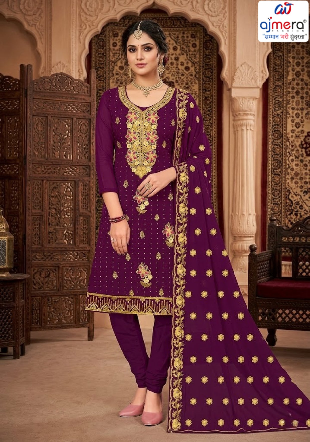 Classic Jaam Unstitched Suit Material | RPY-OFFICE TIME