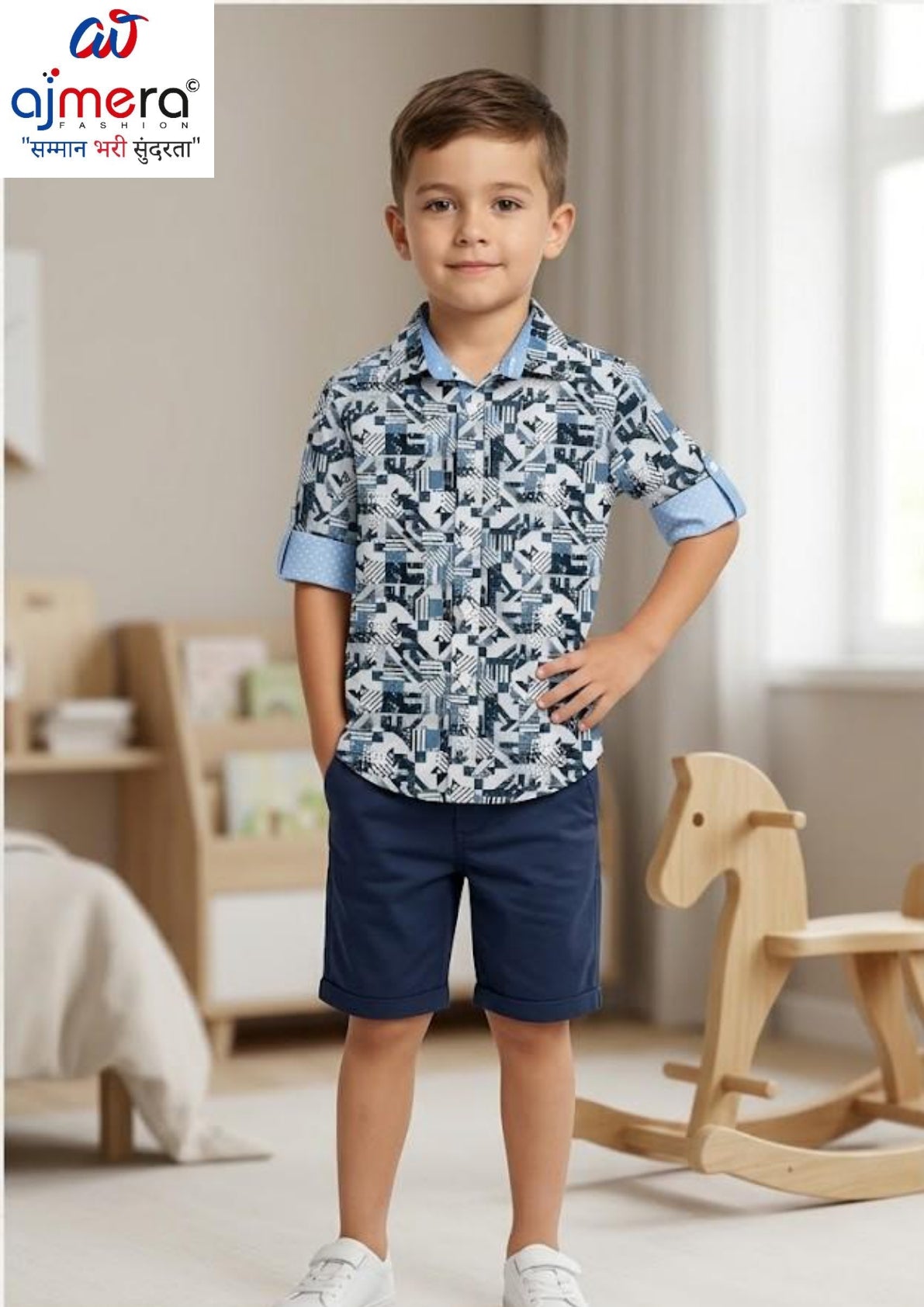Wholesale Boys Printed Shirt Collection | DAG-PRINTED SHIRT-1