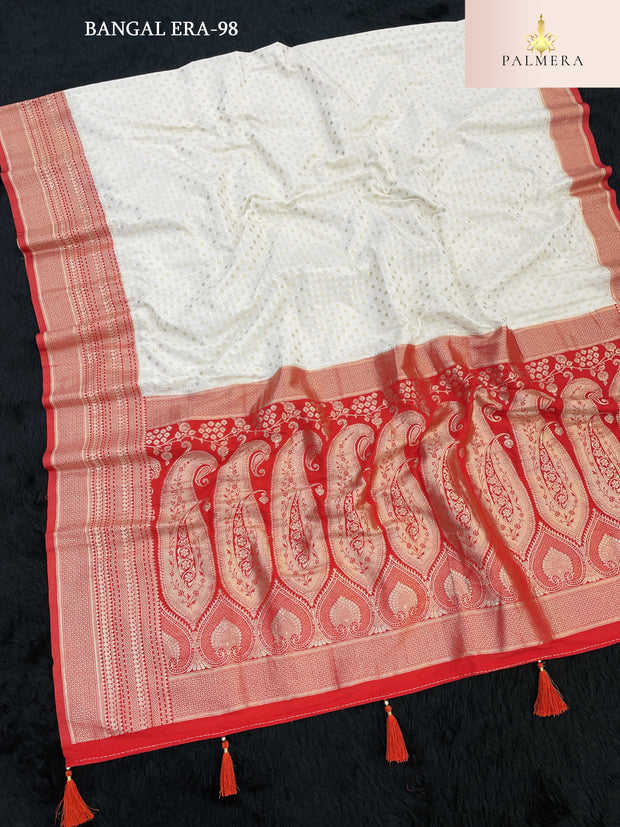 Bangal Era Nylon Saree with Blouse for Premium Ethnic and Designer Wear | ALL-BANGAL ERA-98
