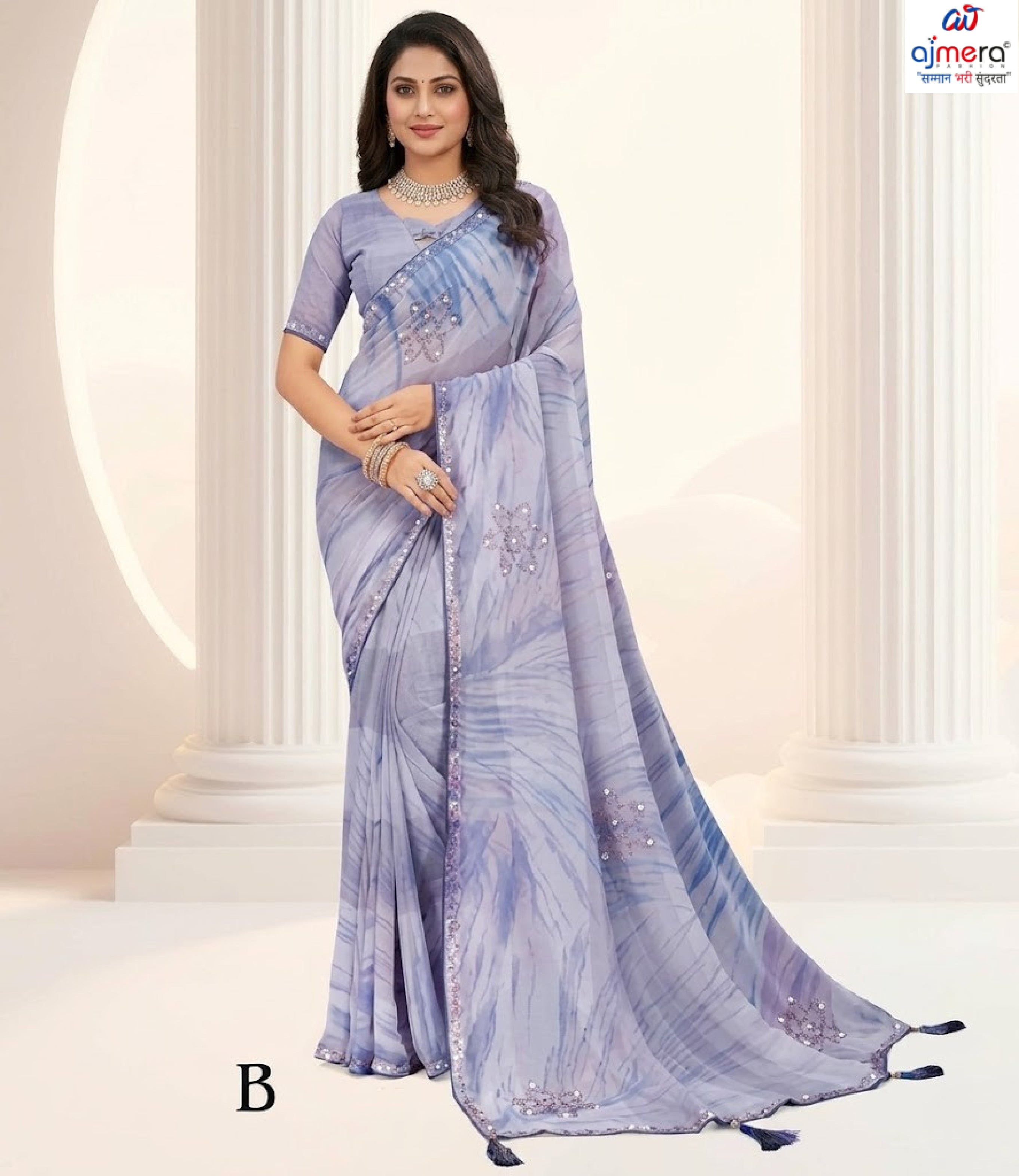 Trendy Printed Saree with Blouse Piece for Women’s Ethnic Wardrobe | RDD-ARPITA