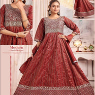 Elegant Designer Shimmer Gown for Women | SHP-5213