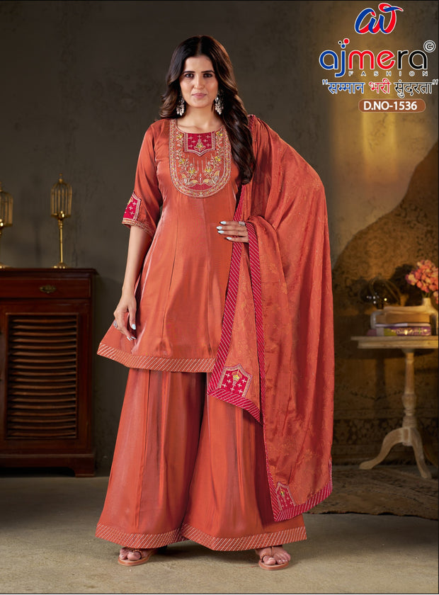 Designer Royal Ethnic Kurti Set for Women | JMH-1536
