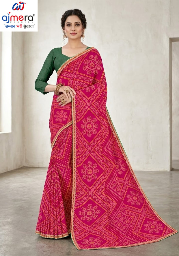 Trendy Printed Saree with Blouse Piece for Women’s Ethnic Wardrobe | TD-SAKHI