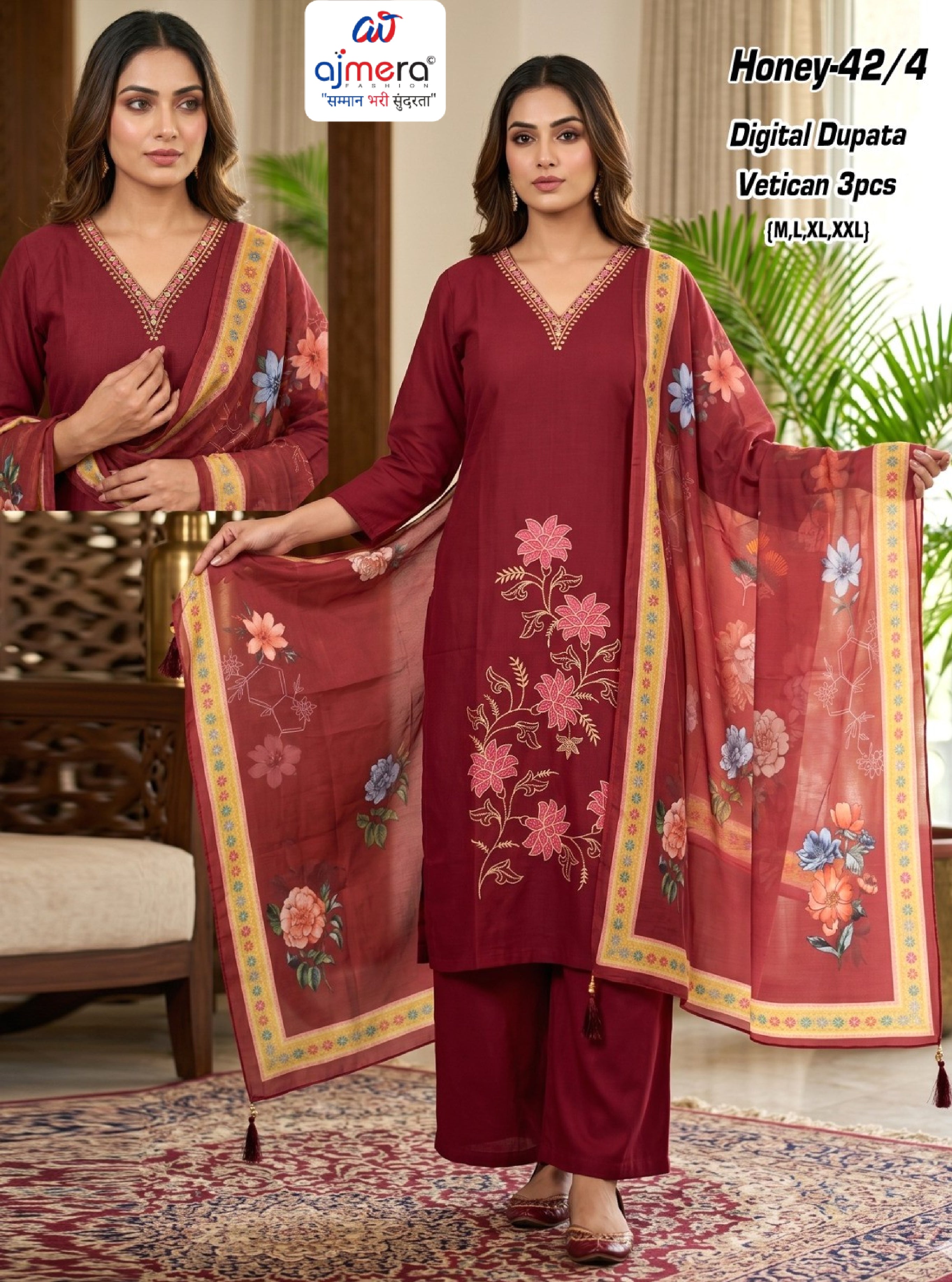 Designer Kurti Set for Women | AAC-HONEY