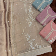 Premium Designer Semi-Stitched Suit Set | JPF-8117