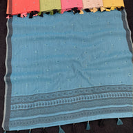 Apricot Khadi Saree with Blouse for Premium Ethnic and Festive Wear | ALL-APRICOT-341