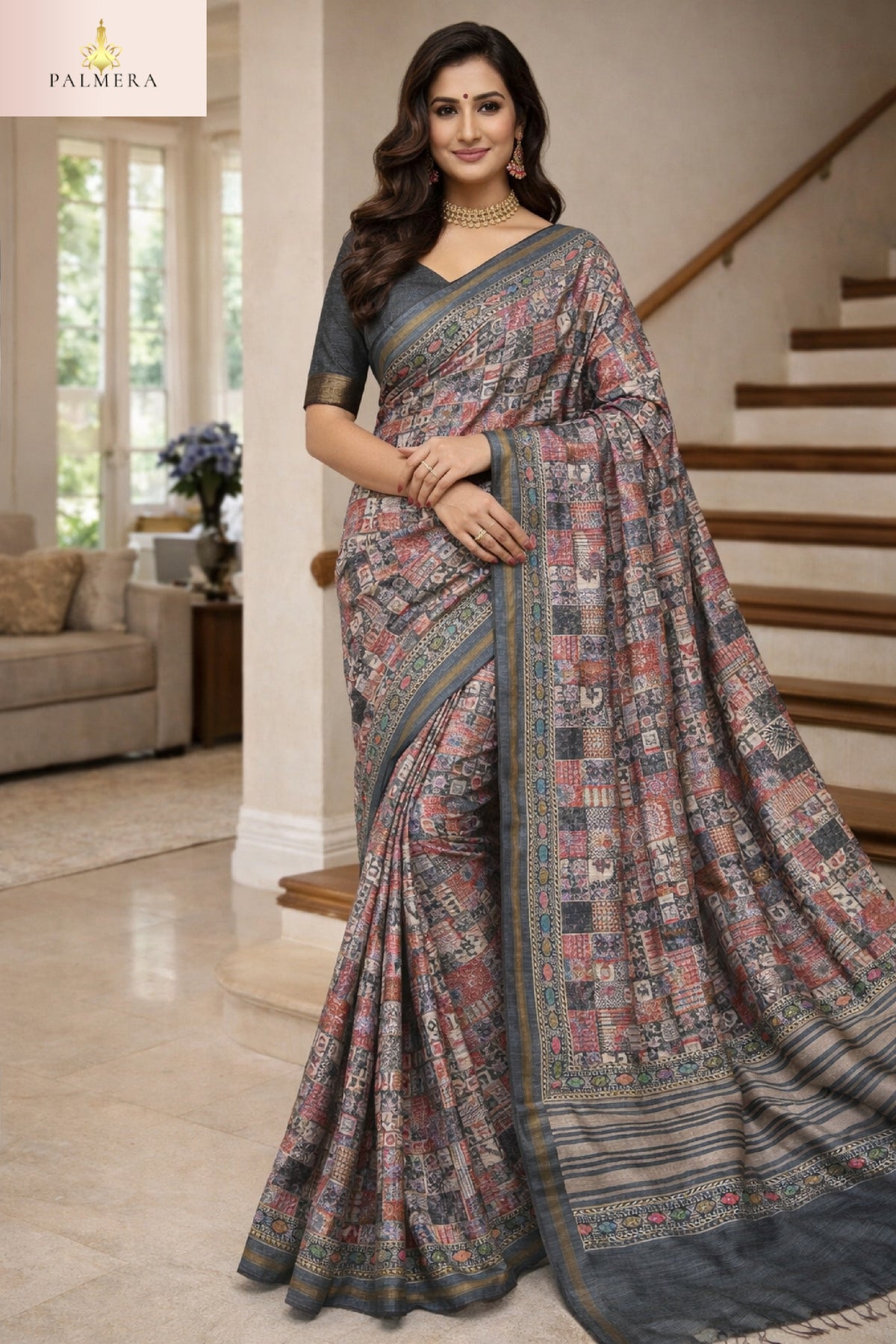 Palmera Saree Wholesaler and Palmera Saree Supplier | ALL-RESHAM JARI VOL-1