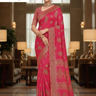 Fashionable Printed Saree with Blouse Piece for Festive Collection | GLC-TARASHA