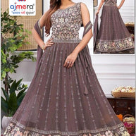 Elegant Jorjet Designer Party Wear Gown for Women | KTX-1355-XXL