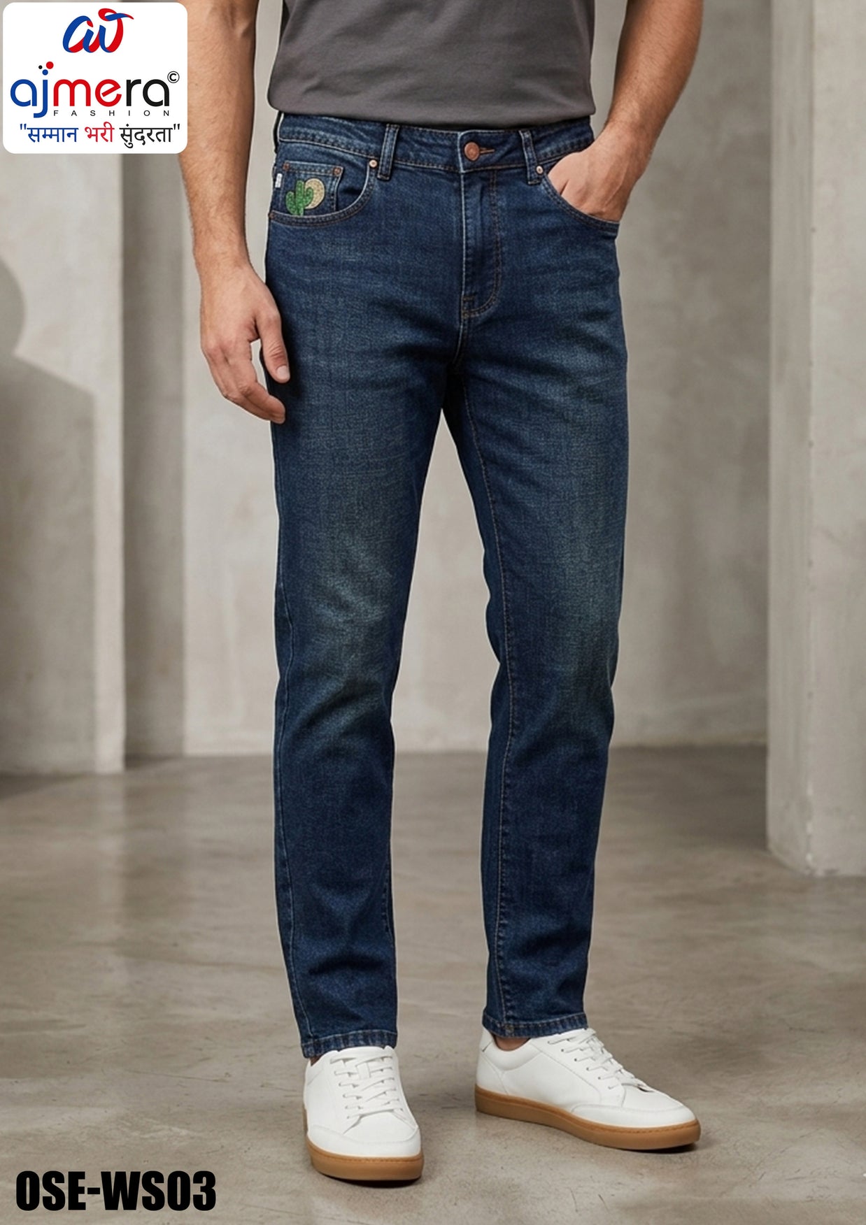 Premium Men's Denim Jeans for Casual & Everyday Wear | OSE-WS03