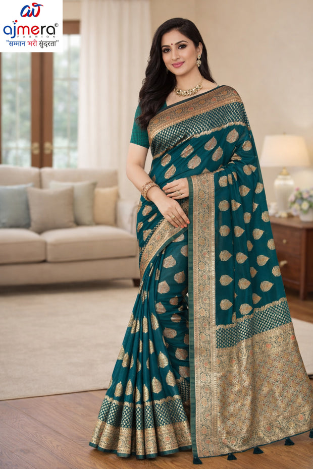 Classic Jacquard Silk Saree with Blouse Piece for Elegant Traditional Look | TUL-CLEAR SILK VOL-01