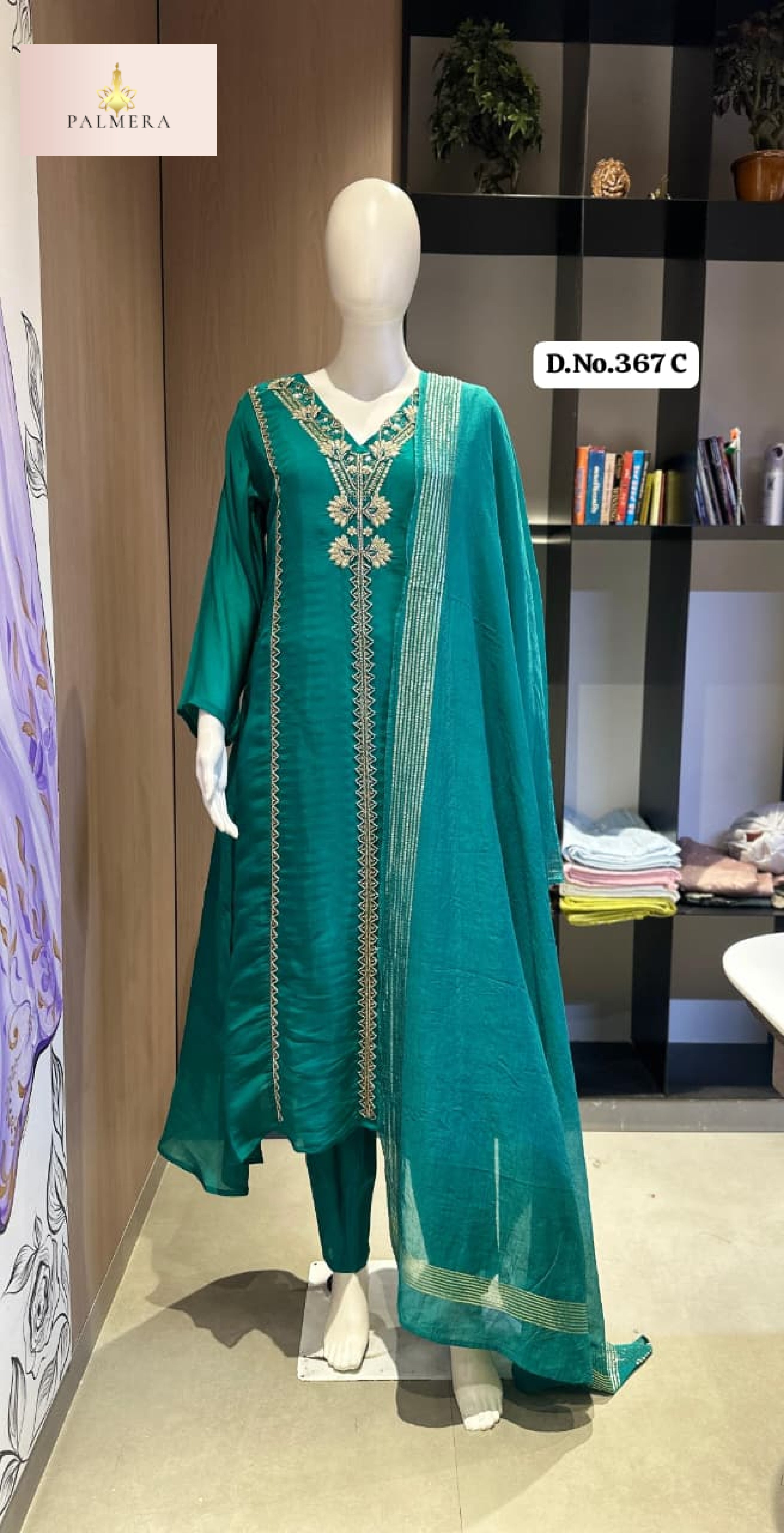Elegant Designer Palmera Kurti Set for Women | MIK-367C