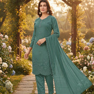 Designer Embroidered Pakistani Suit for Women | CBS-3784