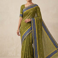 Soft Cotton Saree with Without Blouse for Premium Ethnic and Traditional Wear | NDN-HANDLOOM SAREE-414