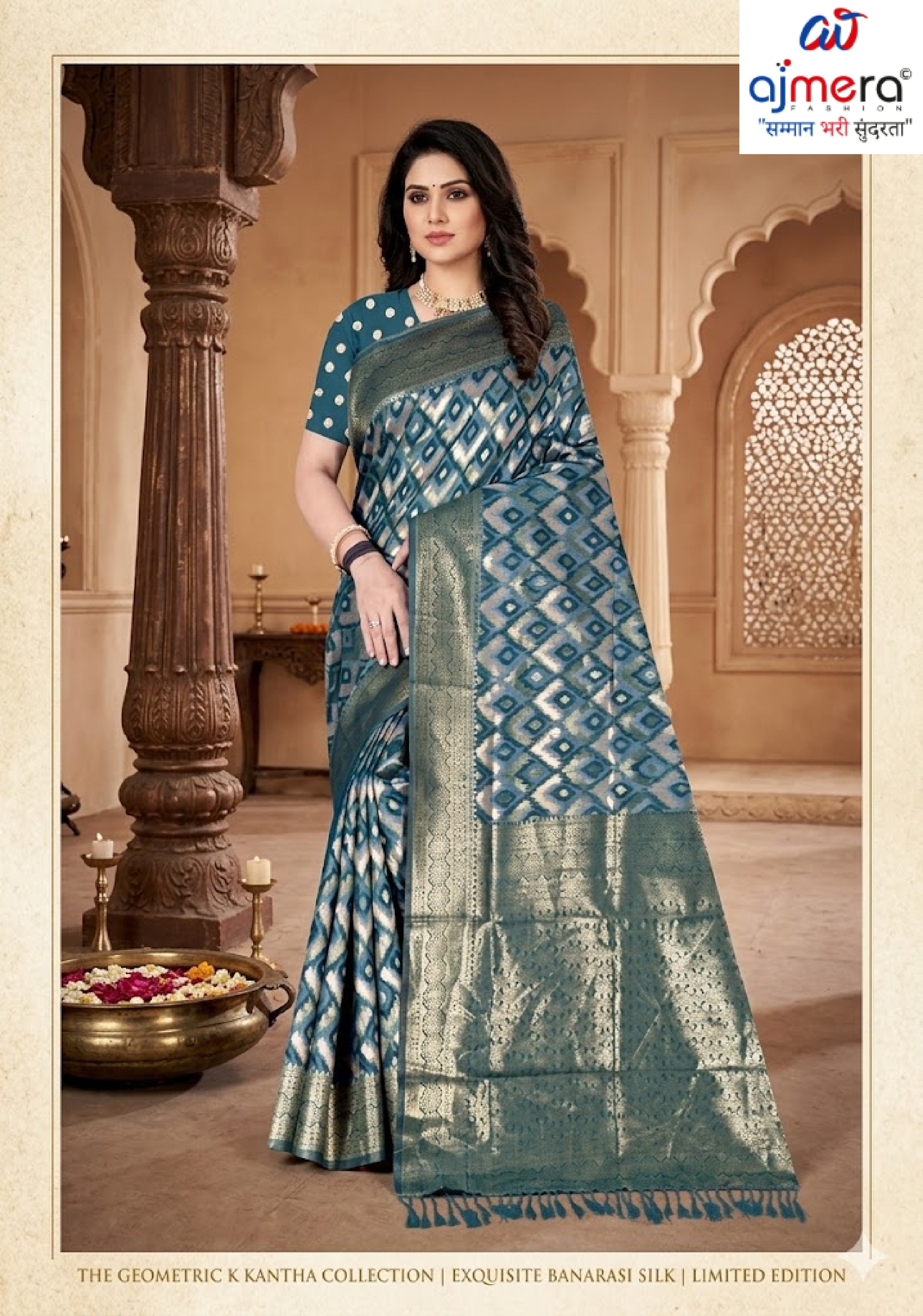 Fancy Jacquard Silk Saree With Blouse Piece | TUL-AARTI SITA COTTON