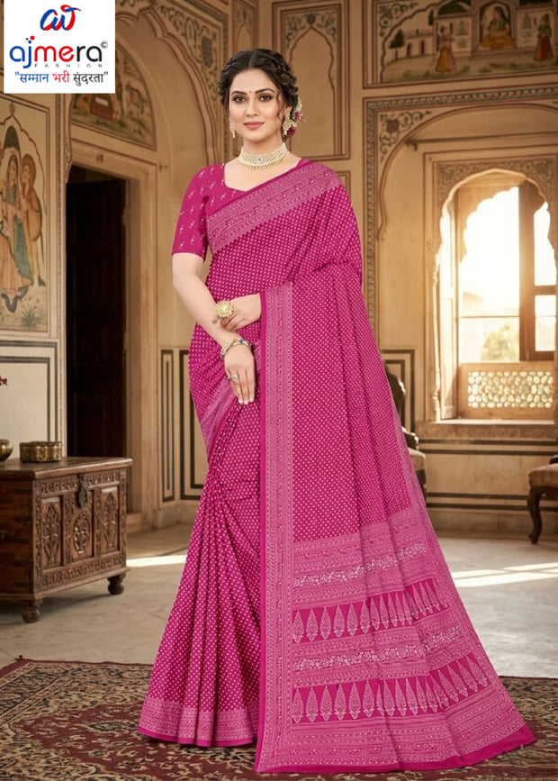 Designer Printed Saree with Blouse Piece for Special Occasions | PUS-DREAM GIRL-314
