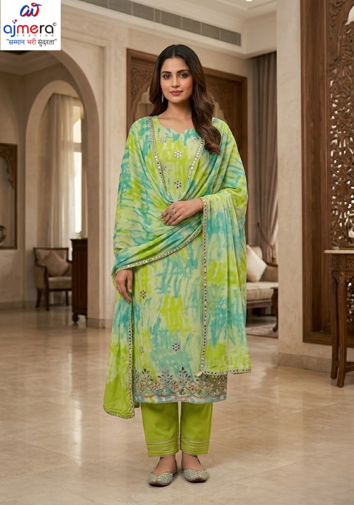 Exclusive Organza Unstitched Suit Set | KVV-JAIPURI BLAST VOL-2