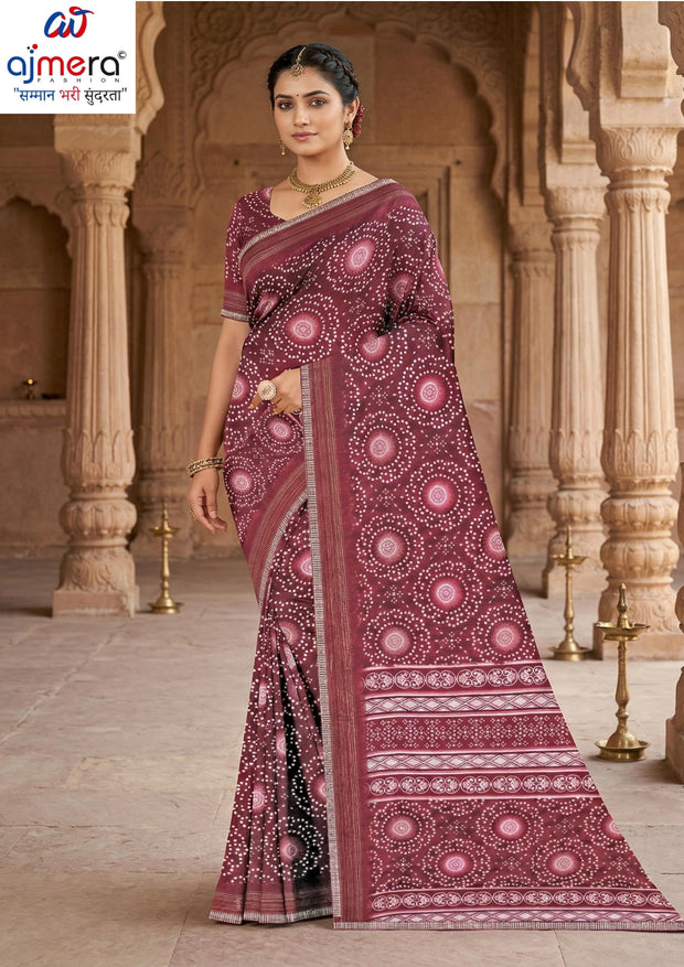 Contemporary Printed Saree with Blouse Piece for Premium Wear | GLC-SURYAMUKHI