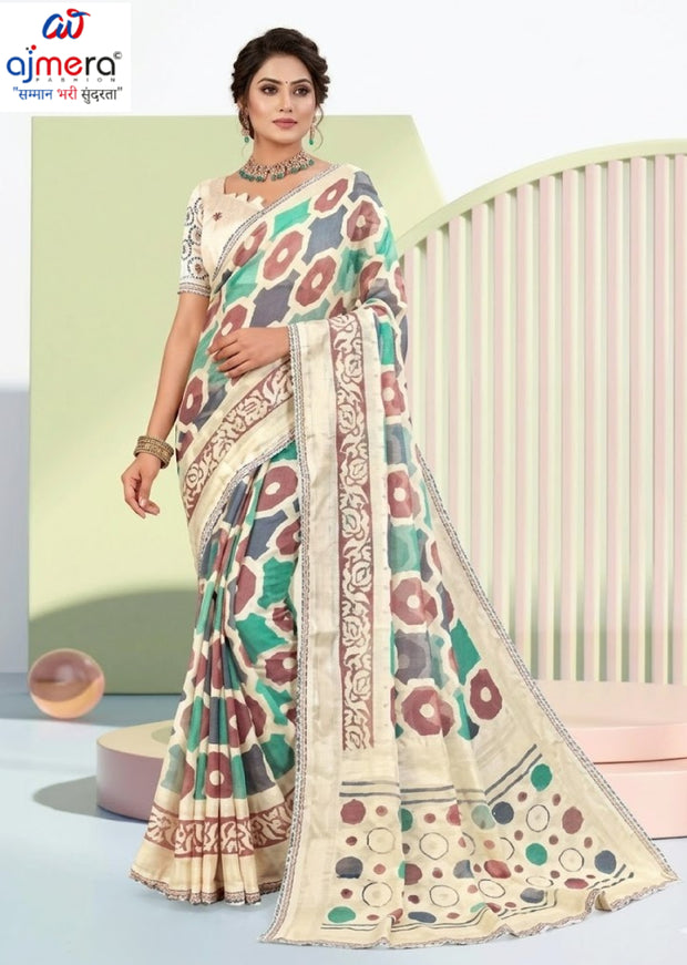 Beautiful Printed Saree with Blouse Piece for Cultural Celebrations #3 | RDD-RANGKALA VOL-05