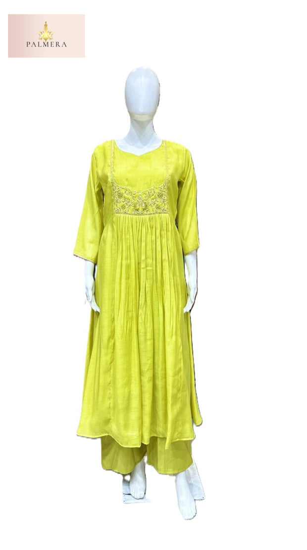 Elegant Designer Palmera Kurti Set for Women | MIK-353D