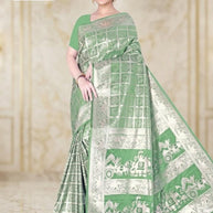 Premium Jacquard Silk Saree with Matching Blouse Piece for Ethnic Celebrations | DBU-MANGAL BELLA VOL-03