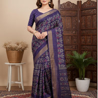Silk Kota Silk Saree with Blouse for Premium Ethnic and Traditional Wear | ALL-HOLLAND SILK-124