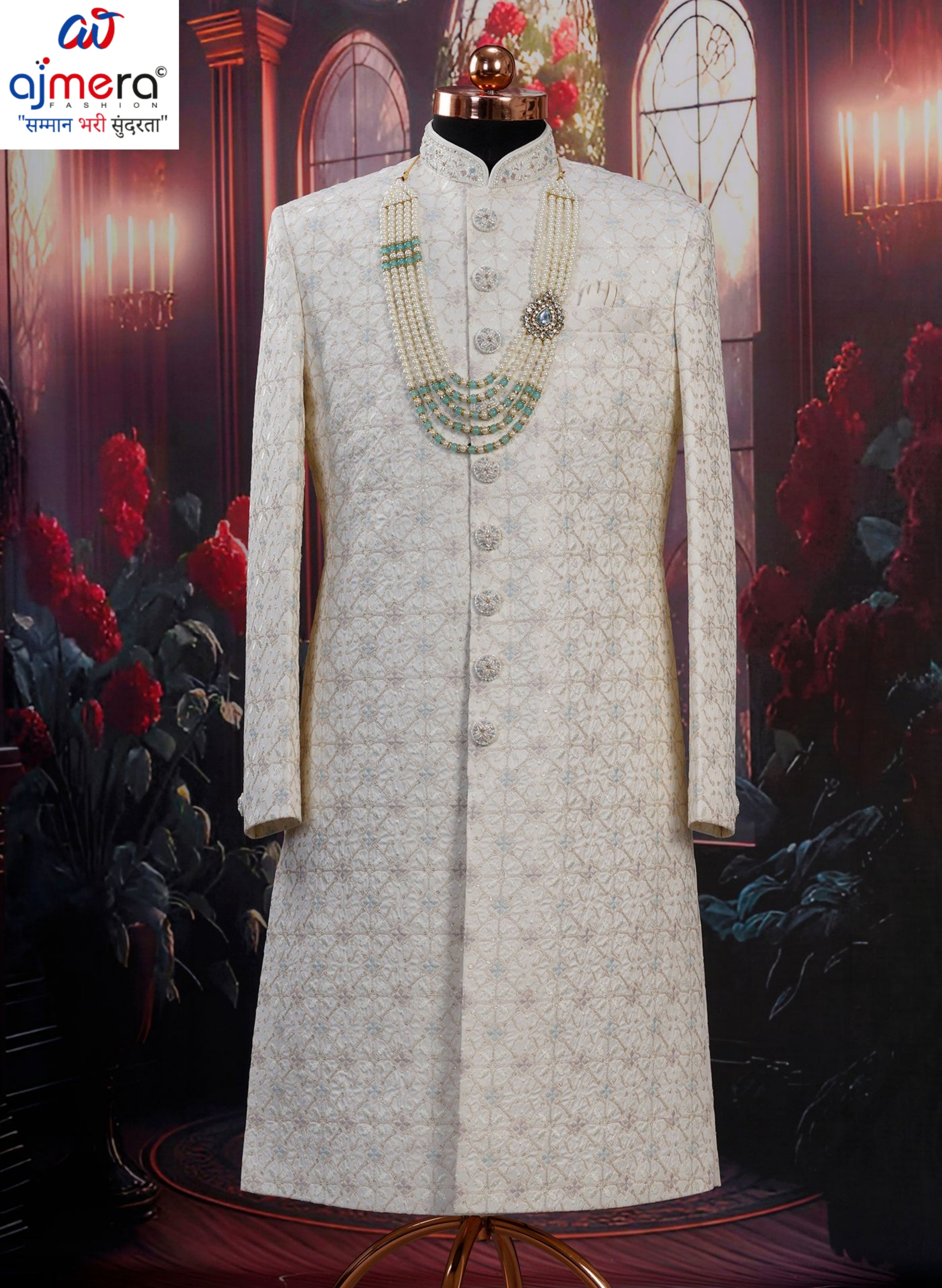 Mens Sherwani Supplier for Distributors | SNA-MSW11298