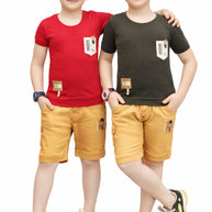 Kids T-Shirt & Pant Set Wholesale in Surat | GCP-920A