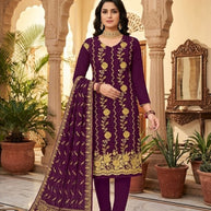 Premium Indo Unstitched Suit Set | RID-VYAPAAR
