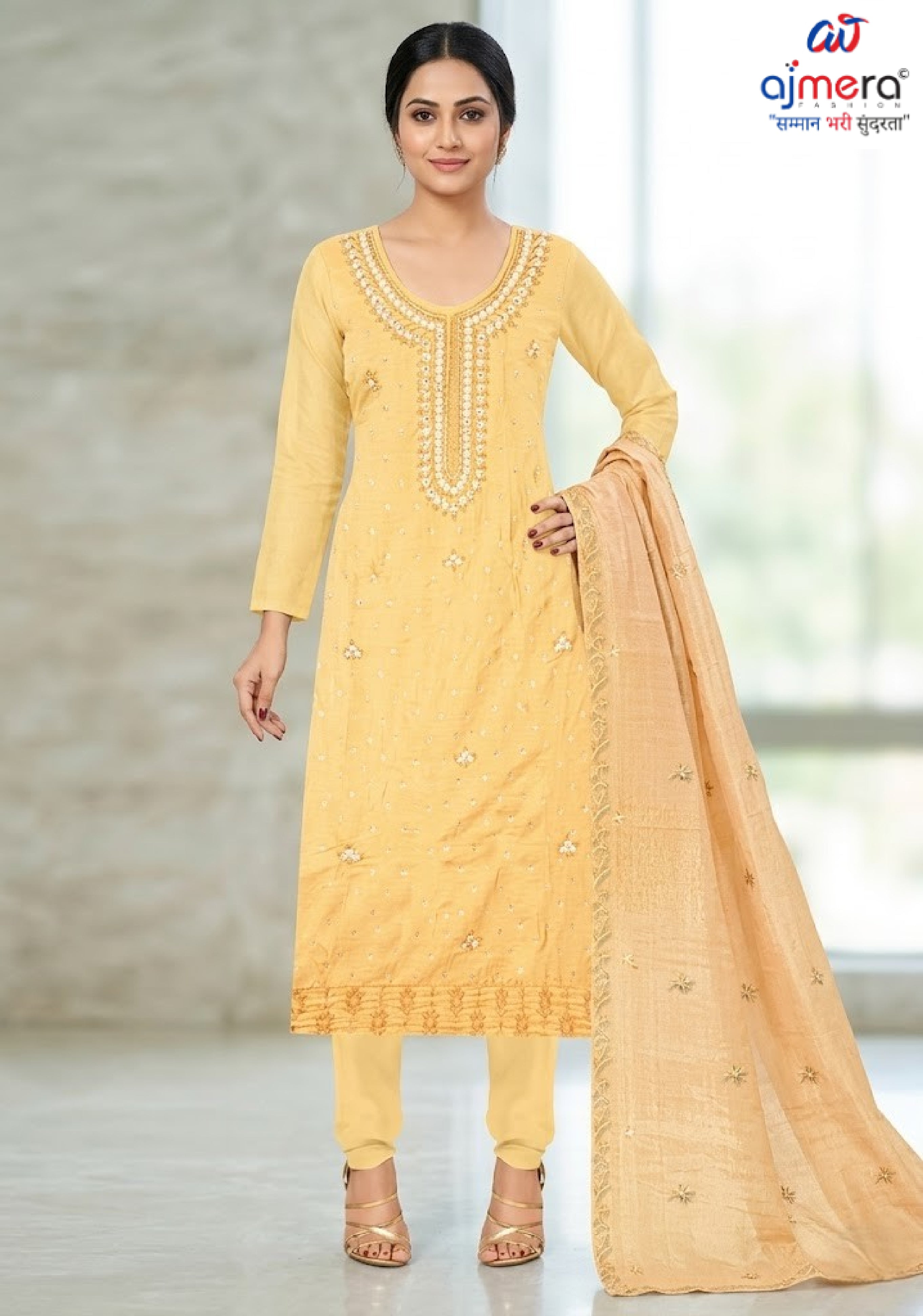 Jaam Cotton Unstitched Suit Material | MJI-NEW DHAIRYA
