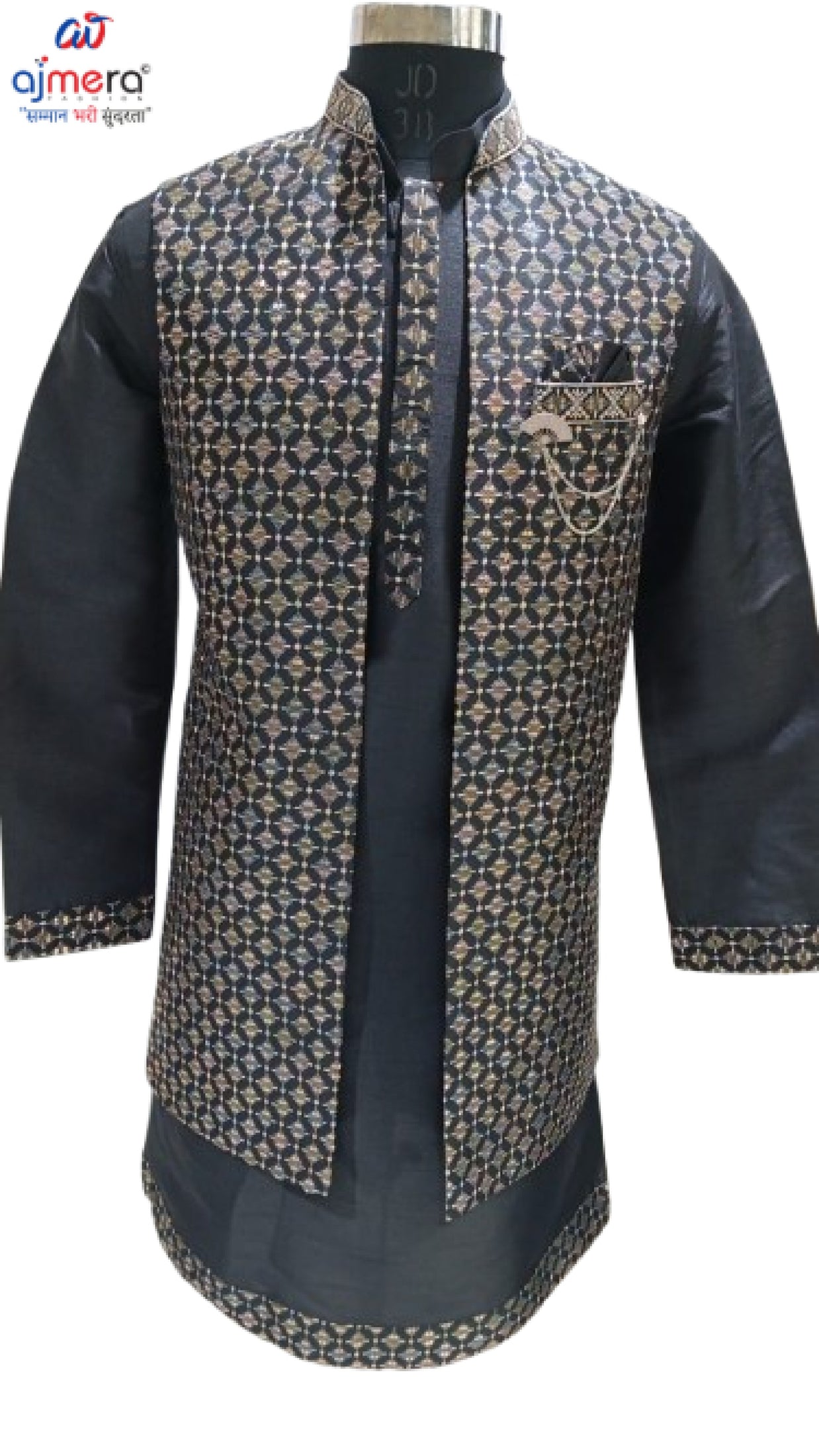 Premium Men's Kurta & Payjama for Wedding & Festive Wear | SNA-MKP12759