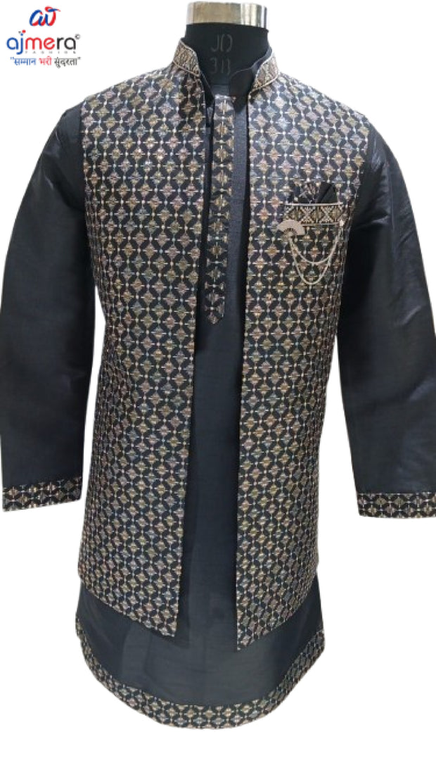 Premium Men's Kurta & Payjama for Wedding & Festive Wear | SNA-MKP12759
