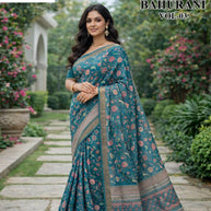 Fashionable Printed Saree with Blouse Piece for Festive Collection | RMF-BAHURANI VOL-3