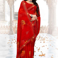 Beautiful Printed Saree with Blouse Piece for Cultural Celebrations | PRM-PRADEEP