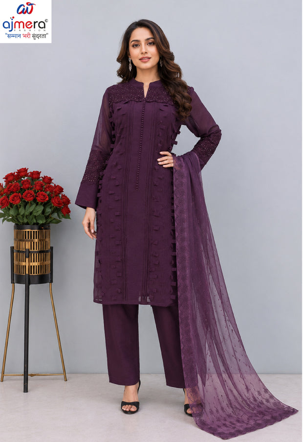 Designer Elegant Pakistani Suit Set for Women | JPF-4208